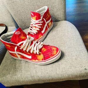 Custom bleached vans